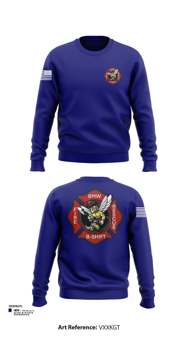 Crew Neck Sweatshirt, B-Shift, Fire Department, Teamtime, Team time, sublimation, custom sports apparel, team uniforms, spirit wear, spiritwear, sports uniforms, custom shirts, team store, custom team store, fundraiser sports, apparel fundraiser