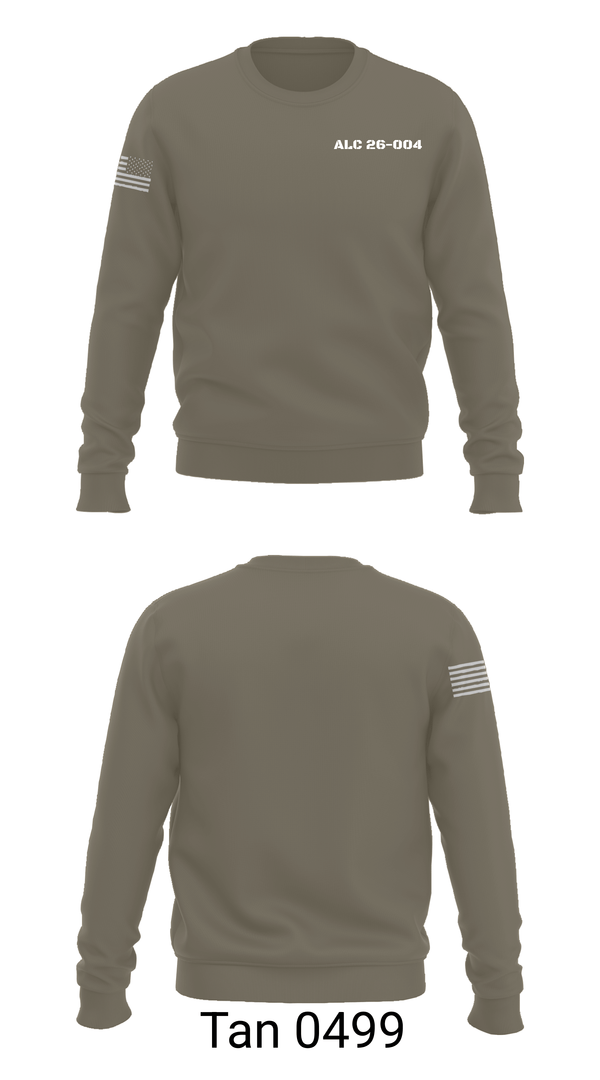 Crew Neck Sweatshirt, ALC 26-004, Army, Teamtime, Team time, sublimation, custom sports apparel, team uniforms, spirit wear, spiritwear, sports uniforms, custom shirts, team store, custom team store, fundraiser sports, apparel fundraiser