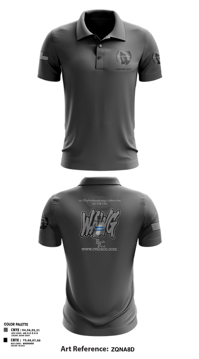 WeAllWeGot~Family First 22026589 Short Sleeve Performance Polo - 23