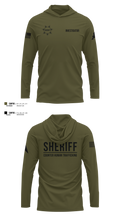 Ray County Sheriff Counter Human Trafficking Task Force Long Sleeve Performance Shirt with hood - 6