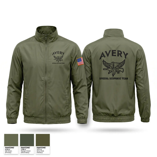 Windbreaker, Avery SRT, Police, Teamtime, Team time, sublimation, custom sports apparel, team uniforms, spirit wear, spiritwear, sports uniforms, custom shirts, team store, custom team store, fundraiser sports, apparel fundraiser