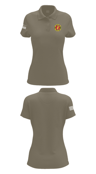 Womens Short Sleeve Performance Polo, 89th military police brigade, , Teamtime, Team time, sublimation, custom sports apparel, team uniforms, spirit wear, spiritwear, sports uniforms, custom shirts, team store, custom team store, fundraiser sports, apparel fundraiser