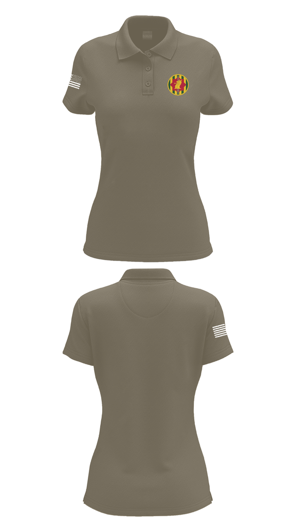 Womens Short Sleeve Performance Polo, 89th military police brigade, , Teamtime, Team time, sublimation, custom sports apparel, team uniforms, spirit wear, spiritwear, sports uniforms, custom shirts, team store, custom team store, fundraiser sports, apparel fundraiser
