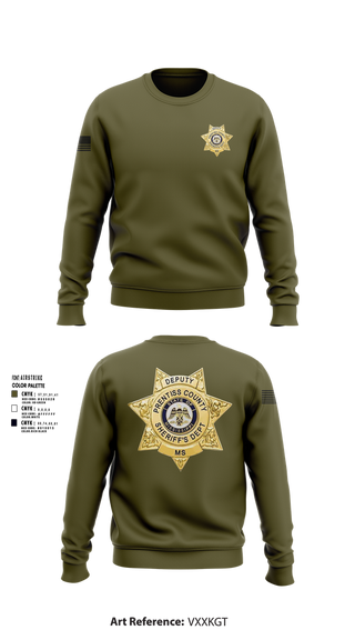 Crew Neck Sweatshirt, Prentiss county sheriff department, Police, Teamtime, Team time, sublimation, custom sports apparel, team uniforms, spirit wear, spiritwear, sports uniforms, custom shirts, team store, custom team store, fundraiser sports, apparel fundraiser