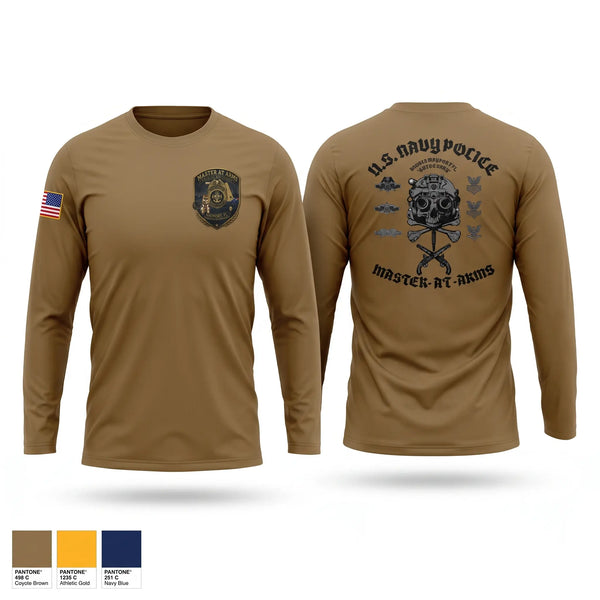 Long Sleeve Performance Shirt, MAYPORT POLICE DEPT, Navy, Teamtime, Team time, sublimation, custom sports apparel, team uniforms, spirit wear, spiritwear, sports uniforms, custom shirts, team store, custom team store, fundraiser sports, apparel fundraiser