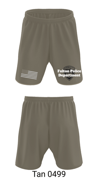Athletic Shorts With Pockets, Fulton Police Department, Police, Teamtime, Team time, sublimation, custom sports apparel, team uniforms, spirit wear, spiritwear, sports uniforms, custom shirts, team store, custom team store, fundraiser sports, apparel fundraiser