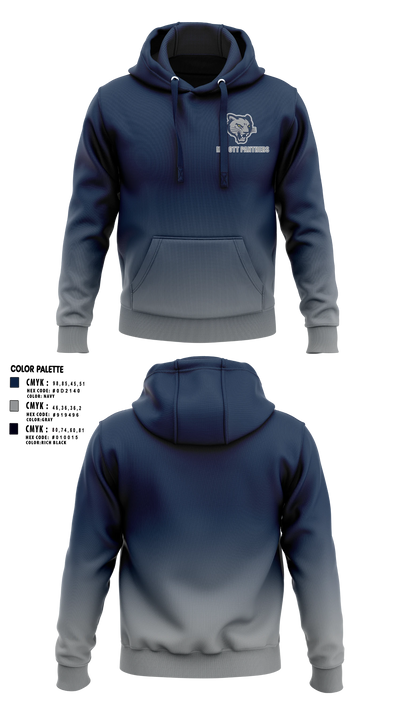 Mel Ott Panthers 8799044 Hoodie - 3