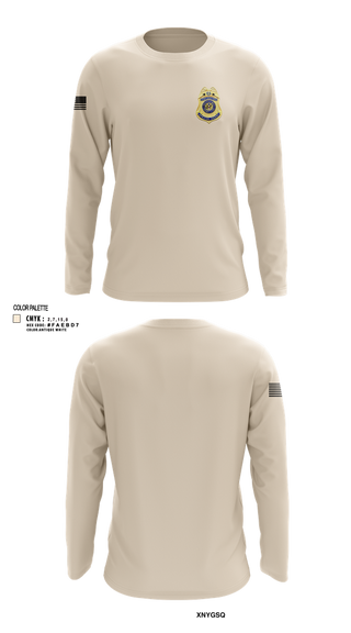 Long Sleeve Performance Shirt, Diplomatic Security Service, Police, Teamtime, Team time, sublimation, custom sports apparel, team uniforms, spirit wear, spiritwear, sports uniforms, custom shirts, team store, custom team store, fundraiser sports, apparel fundraiser