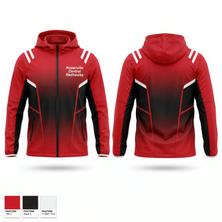 Windbreaker, Naperville Central Redhawks, Women's Basketball, Teamtime, Team time, sublimation, custom sports apparel, team uniforms, spirit wear, spiritwear, sports uniforms, custom shirts, team store, custom team store, fundraiser sports, apparel fundraiser