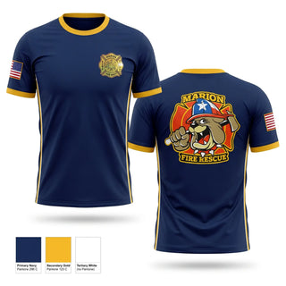 Short Sleeve Performance Shirt, Marion Fire Rescue, Fire Department, Teamtime, Team time, sublimation, custom sports apparel, team uniforms, spirit wear, spiritwear, sports uniforms, custom shirts, team store, custom team store, fundraiser sports, apparel fundraiser