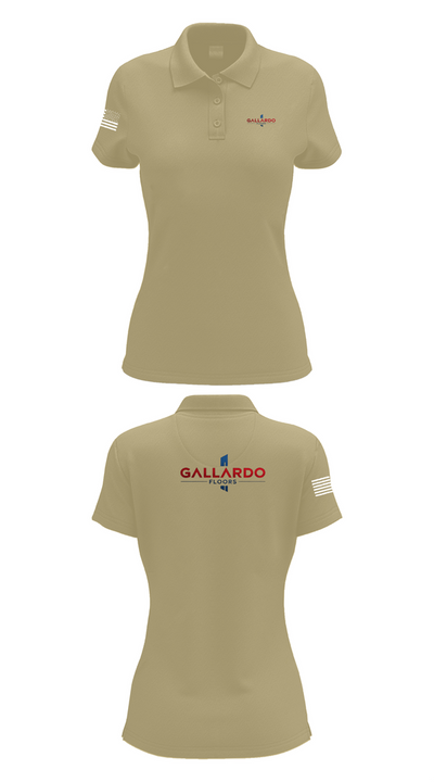 Gallardo Floor’s 5425578 Women's Short Sleeve Performance Polo  - 95