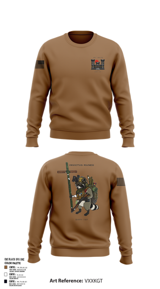 Crew Neck Sweatshirt, 441st Engineer Company, Army, Teamtime, Team time, sublimation, custom sports apparel, team uniforms, spirit wear, spiritwear, sports uniforms, custom shirts, team store, custom team store, fundraiser sports, apparel fundraiser