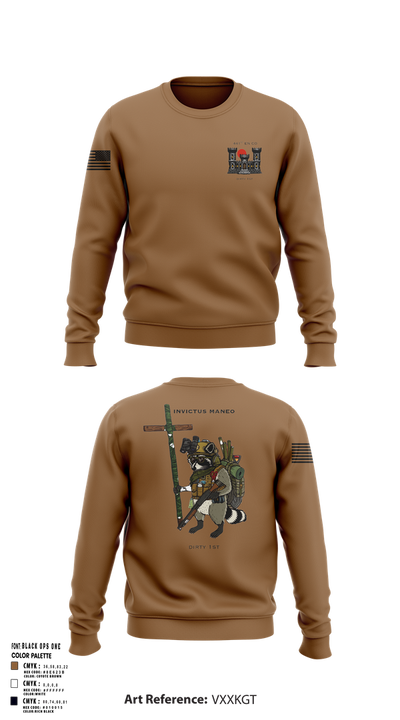 441st Engineer Company 97843489 Crew Neck Sweatshirt - 108