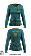 southeast Jaguars 26594681 Women's Long Sleeve V-neck Shirt - 2