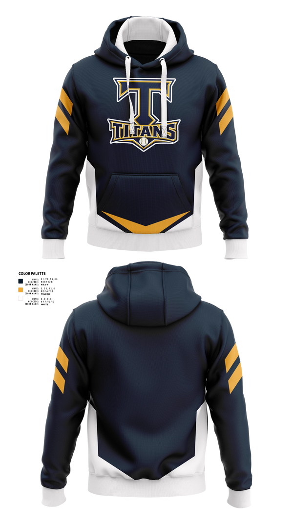 Hoodie, Titans, Baseball, Teamtime, Team time, sublimation, custom sports apparel, team uniforms, spirit wear, spiritwear, sports uniforms, custom shirts, team store, custom team store, fundraiser sports, apparel fundraiser