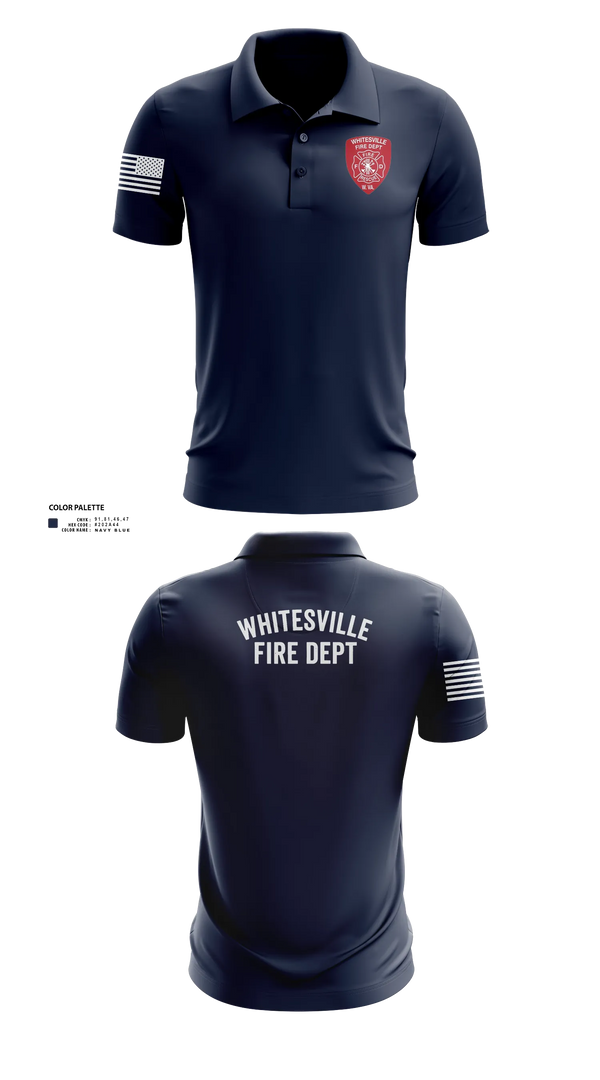 Short Sleeve Performance Polo, Whitesville Fire Department, Fire Department, Teamtime, Team time, sublimation, custom sports apparel, team uniforms, spirit wear, spiritwear, sports uniforms, custom shirts, team store, custom team store, fundraiser sports, apparel fundraiser