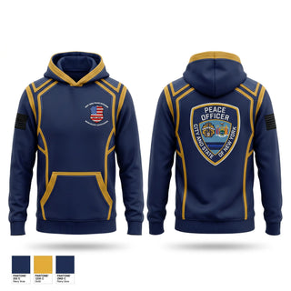 Hoodie, New York Peace Officers Benevolent Association, Police, Teamtime, Team time, sublimation, custom sports apparel, team uniforms, spirit wear, spiritwear, sports uniforms, custom shirts, team store, custom team store, fundraiser sports, apparel fundraiser