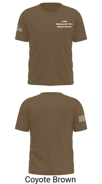 Lake Mishnock Fire Department 27016825 Old School Cotton Feel Shirt - 10