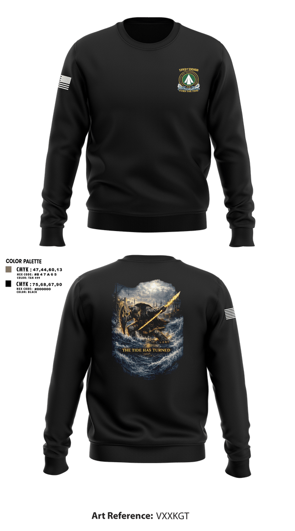 Crew Neck Sweatshirt, 1192nd DDSB, Army, Teamtime, Team time, sublimation, custom sports apparel, team uniforms, spirit wear, spiritwear, sports uniforms, custom shirts, team store, custom team store, fundraiser sports, apparel fundraiser