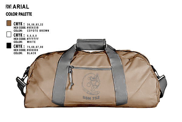 Duffle Bag, USS PASADENA, Navy, Teamtime, Team time, sublimation, custom sports apparel, team uniforms, spirit wear, spiritwear, sports uniforms, custom shirts, team store, custom team store, fundraiser sports, apparel fundraiser