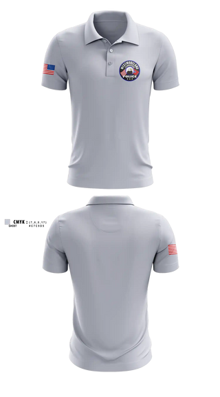 Short Sleeve Performance Polo, Westmoreland PD, Police, Teamtime, Team time, sublimation, custom sports apparel, team uniforms, spirit wear, spiritwear, sports uniforms, custom shirts, team store, custom team store, fundraiser sports, apparel fundraiser