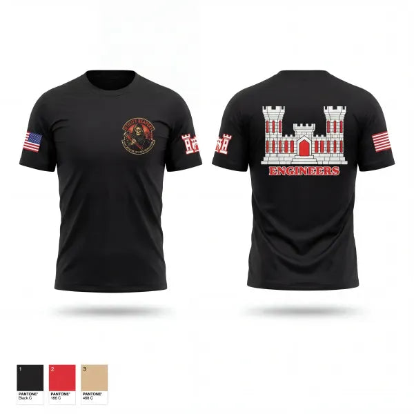 Short Sleeve Performance Shirt, 333rd Engineer Detachment, Army, Teamtime, Team time, sublimation, custom sports apparel, team uniforms, spirit wear, spiritwear, sports uniforms, custom shirts, team store, custom team store, fundraiser sports, apparel fundraiser