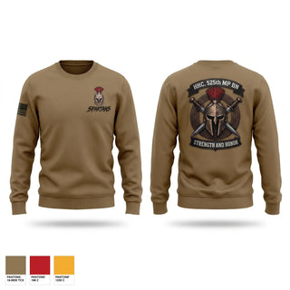 Crew Neck Sweatshirt, HHC, 525 MP Detention BN, Army, Teamtime, Team time, sublimation, custom sports apparel, team uniforms, spirit wear, spiritwear, sports uniforms, custom shirts, team store, custom team store, fundraiser sports, apparel fundraiser
