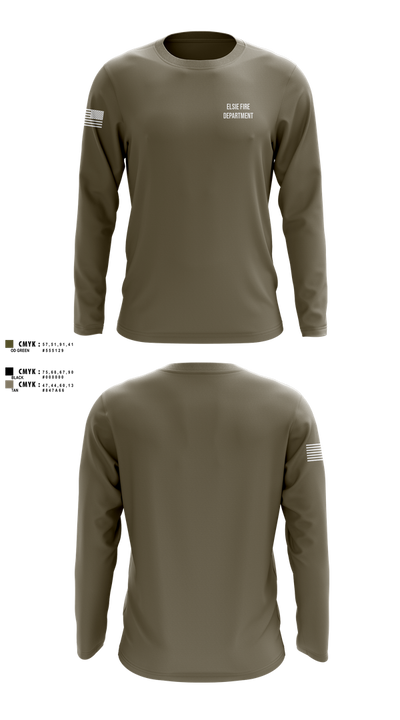 Elsie Fire Department 41046242 Long Sleeve Performance Shirt 102