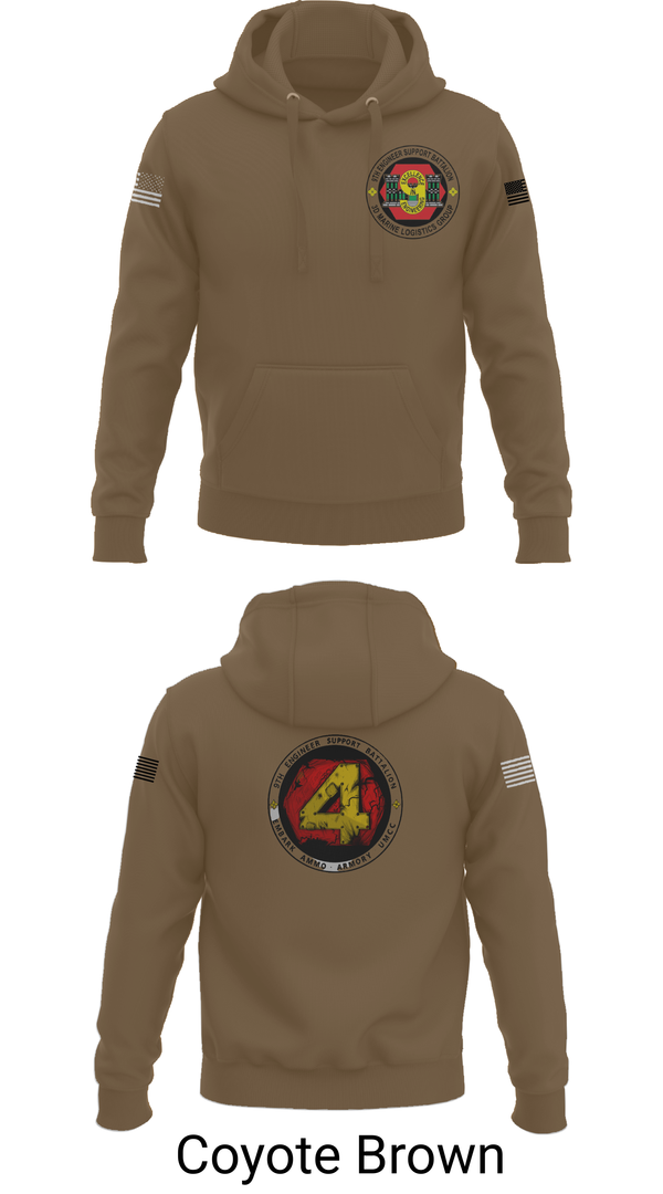 Hoodie, 9th Engineer Support Battalion, Marines, Teamtime, Team time, sublimation, custom sports apparel, team uniforms, spirit wear, spiritwear, sports uniforms, custom shirts, team store, custom team store, fundraiser sports, apparel fundraiser