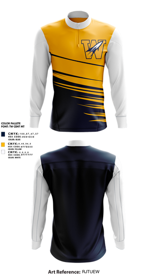 Quarter Zip Jacket, Rockets, Bowling, Teamtime, Team time, sublimation, custom sports apparel, team uniforms, spirit wear, spiritwear, sports uniforms, custom shirts, team store, custom team store, fundraiser sports, apparel fundraiser