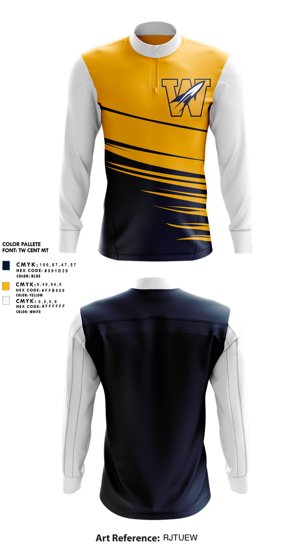 Quarter Zip Jacket, Rockets, Bowling, Teamtime, Team time, sublimation, custom sports apparel, team uniforms, spirit wear, spiritwear, sports uniforms, custom shirts, team store, custom team store, fundraiser sports, apparel fundraiser