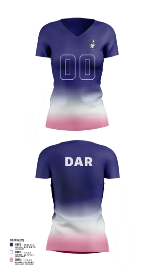 Womens Short Sleeve Vneck Shirt, Kate Duncan Smith DAR School Volleyball, Women's Volleyball, Teamtime, Team time, sublimation, custom sports apparel, team uniforms, spirit wear, spiritwear, sports uniforms, custom shirts, team store, custom team store, fundraiser sports, apparel fundraiser