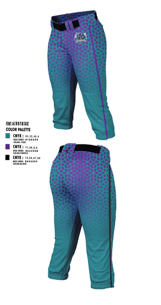 Softball Pants, Wild Sirens, Softball, Teamtime, Team time, sublimation, custom sports apparel, team uniforms, spirit wear, spiritwear, sports uniforms, custom shirts, team store, custom team store, fundraiser sports, apparel fundraiser