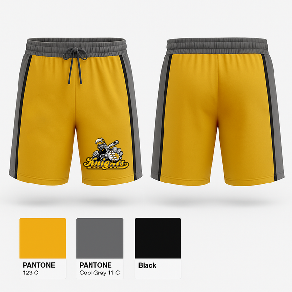 Athletic Shorts With Pockets, Sheffield Knights, Baseball, Teamtime, Team time, sublimation, custom sports apparel, team uniforms, spirit wear, spiritwear, sports uniforms, custom shirts, team store, custom team store, fundraiser sports, apparel fundraiser