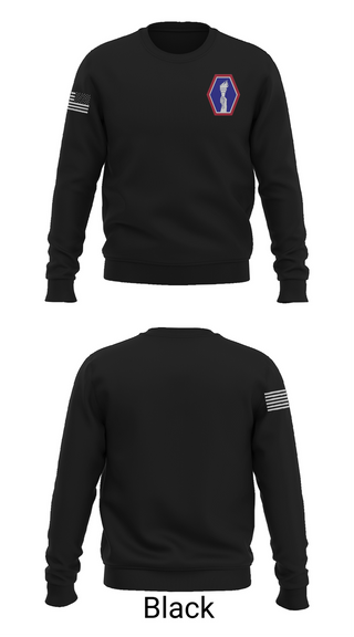 Crew Neck Sweatshirt, 100 Battalion 442 Infantry, Army, Teamtime, Team time, sublimation, custom sports apparel, team uniforms, spirit wear, spiritwear, sports uniforms, custom shirts, team store, custom team store, fundraiser sports, apparel fundraiser