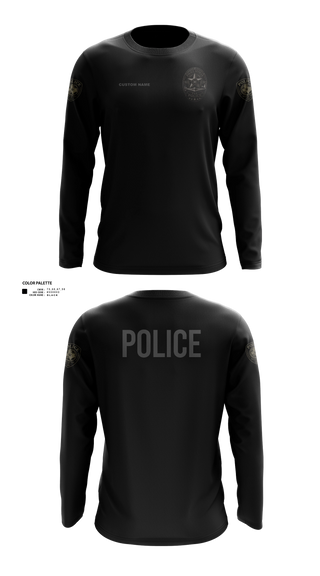 Long Sleeve Performance Shirt, Tye Police - TX, Police, Teamtime, Team time, sublimation, custom sports apparel, team uniforms, spirit wear, spiritwear, sports uniforms, custom shirts, team store, custom team store, fundraiser sports, apparel fundraiser