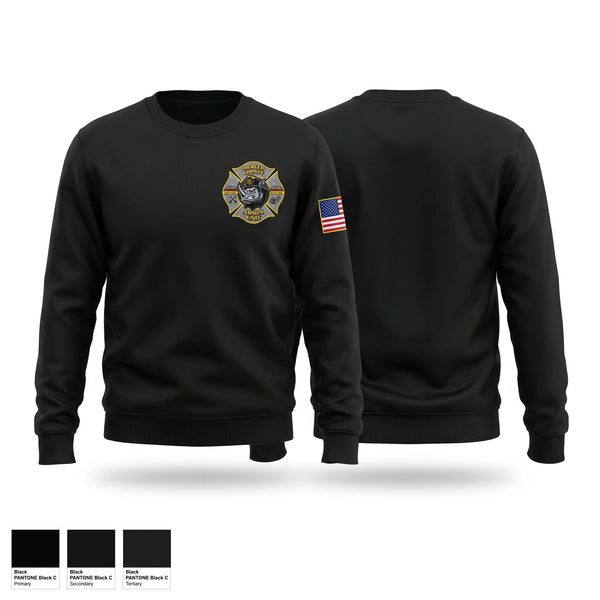 Crew Neck Sweatshirt, Mercer County NJ Arson Unit, Police, Teamtime, Team time, sublimation, custom sports apparel, team uniforms, spirit wear, spiritwear, sports uniforms, custom shirts, team store, custom team store, fundraiser sports, apparel fundraiser