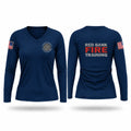 Red Bank Fire Department Women's Long Sleeve V-neck Shirt - 0
