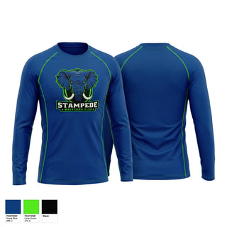 Long Sleeve Performance Shirt, Stampede, Wrestling, Teamtime, Team time, sublimation, custom sports apparel, team uniforms, spirit wear, spiritwear, sports uniforms, custom shirts, team store, custom team store, fundraiser sports, apparel fundraiser