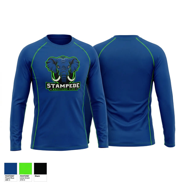 Long Sleeve Performance Shirt, Stampede, Wrestling, Teamtime, Team time, sublimation, custom sports apparel, team uniforms, spirit wear, spiritwear, sports uniforms, custom shirts, team store, custom team store, fundraiser sports, apparel fundraiser