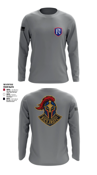Long Sleeve Performance Shirt, RICS Raiders, Army, Teamtime, Team time, sublimation, custom sports apparel, team uniforms, spirit wear, spiritwear, sports uniforms, custom shirts, team store, custom team store, fundraiser sports, apparel fundraiser