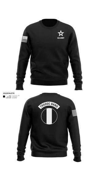 Crew Neck Sweatshirt, TRADOC Band, , Teamtime, Team time, sublimation, custom sports apparel, team uniforms, spirit wear, spiritwear, sports uniforms, custom shirts, team store, custom team store, fundraiser sports, apparel fundraiser