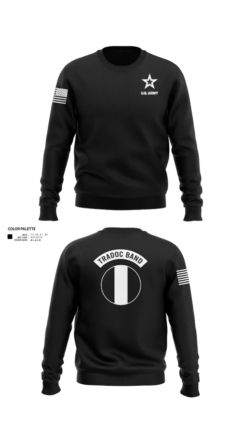 Crew Neck Sweatshirt, TRADOC Band, , Teamtime, Team time, sublimation, custom sports apparel, team uniforms, spirit wear, spiritwear, sports uniforms, custom shirts, team store, custom team store, fundraiser sports, apparel fundraiser