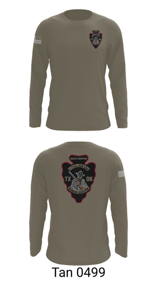 Long Sleeve Performance Shirt, B CO 1-114TH AVN S&S, Army, Teamtime, Team time, sublimation, custom sports apparel, team uniforms, spirit wear, spiritwear, sports uniforms, custom shirts, team store, custom team store, fundraiser sports, apparel fundraiser