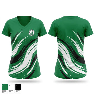 Womens Short Sleeve Vneck Shirt, North Huskies, , Teamtime, Team time, sublimation, custom sports apparel, team uniforms, spirit wear, spiritwear, sports uniforms, custom shirts, team store, custom team store, fundraiser sports, apparel fundraiser