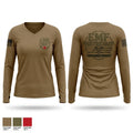 EMF BETHESDA Women's Long Sleeve V-neck Shirt - 1
