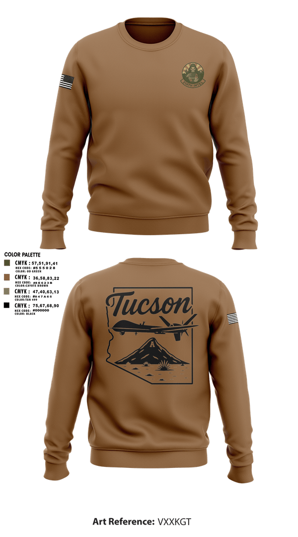 Crew Neck Sweatshirt, 214 Intel, Air Force, Teamtime, Team time, sublimation, custom sports apparel, team uniforms, spirit wear, spiritwear, sports uniforms, custom shirts, team store, custom team store, fundraiser sports, apparel fundraiser