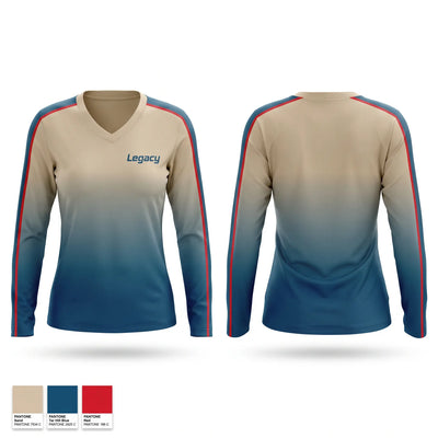 Legacy Women's Long Sleeve V-neck Shirt - 1