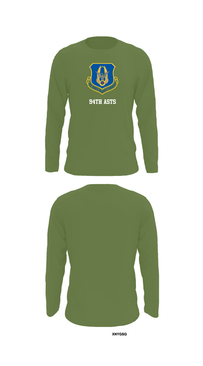 94th ASTS 18252797 Long Sleeve Performance Shirt 52