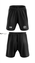 White Platoon Raging RhinosUs Army Athletic Shorts With Pockets - 1